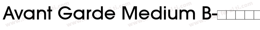 Avant Garde Medium B字体转换